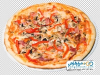 فایل png تصویر پیتزا